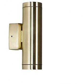 Robuste Außen-Wandleuchte Messing IP64