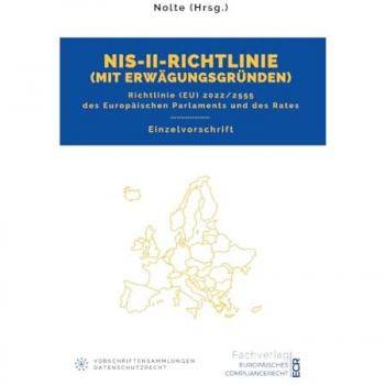 NIS-II-Richtlinie mit Erwägungsgründen: Richtlinie (EU) 2022/2555