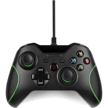 Joystick Contrôleur de Jeux USB Noir, compatible XBox One et PC