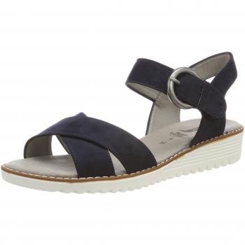 Jenny Damen Belize T-Spangen Sandalen, Blau (Navy)