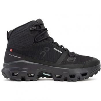 ON Damen Wanderschuhe Cloudrock Mid WP – Schwarz – UK 6.5 / US 8.5 – Größe 40