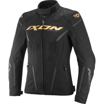 Giubbotto Moto Donna Ixon Striker 2 Air WP L Nero Oro XL