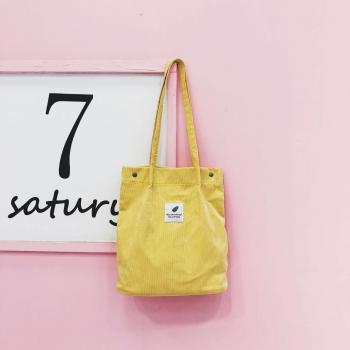 Bolso de playa de pana para mujer