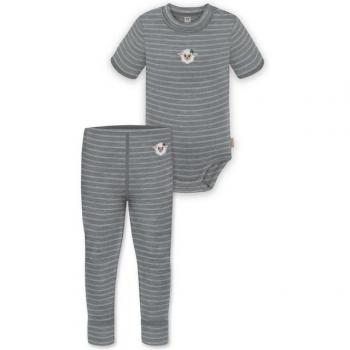 Kid-Merino-Tihoi-Body mit Tutira-Hose – Normani, 9613, grau