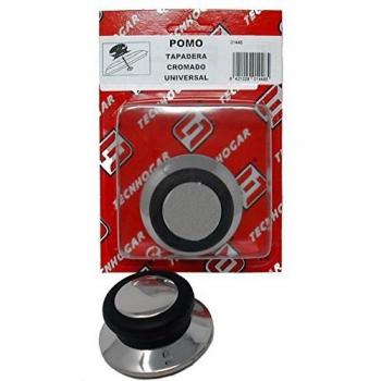 Coperchio Cromato Universale con Vite e Guarnizione in Silicone