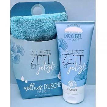 Natur‑Relax Set: Duschgel + Bio‑Bettwäsche