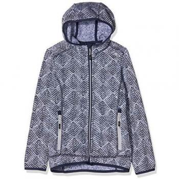 Cmp Fleece Hoodie 39h0985 Marine/White/Bright Blue 16 Years Unisex