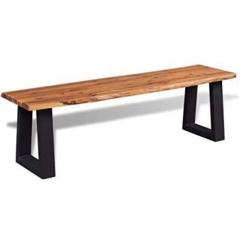 Solid Acacia Wood Bench 160 cm vidaXL
