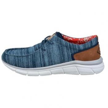 Bugatti Sneaker Herren Blau Textil 43