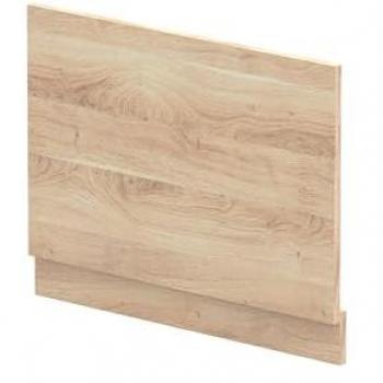 Arno Straight Bath End Panel and Plinth (Bleached Oak) – 560 × 730 mm