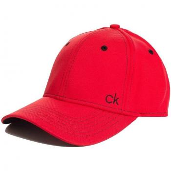 Calvin Klein Tech Baseball Cap in Vibrant Red