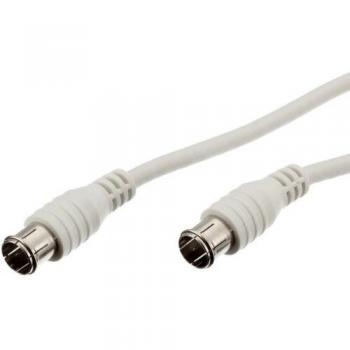 Câble de raccordement satellite Axing 1.50 m 85 dB blanc