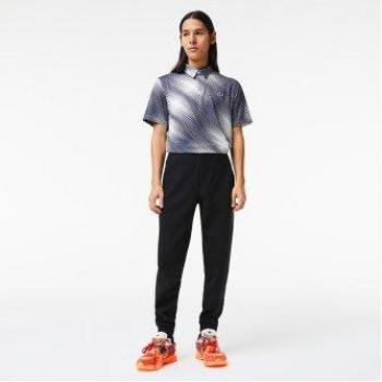 Pantalon décontracté Lacoste Noir