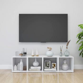 TV-Schränke 4 Stk. Weiß 37x35x37 cm Spanplatte