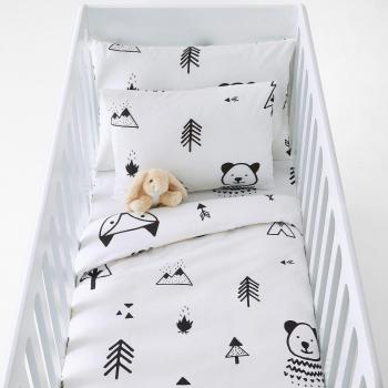 Housse de couette bébé motif Forest Camp