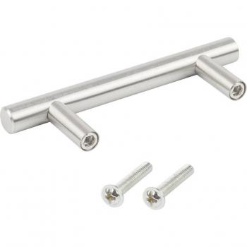 GYTB 20-Pack T-Handles for Furniture and Cabinets, Stainless Steel, 100mm Width, 64mm Center