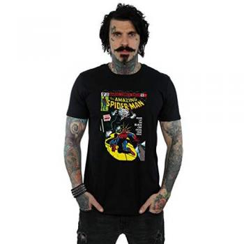 Zwarte Kat Spider‑Man T‑shirt Heren S – Li‑Cense Marvel