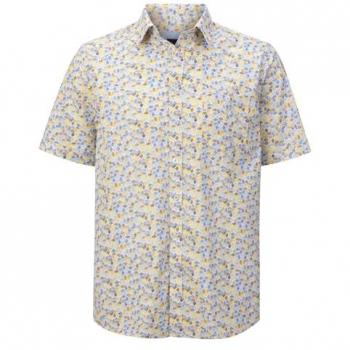Babista Herren Kurzarmhemd BELLANZA, beige, Größe 41/42
