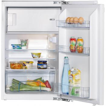 Amica EKS 16181 Weißer Kühlschrank mit AntiBacteria Beschichtung und wechselbarem Türanschlag, Energieeffizienzklasse A++, 124L Kühlteil, 17L Gefrierteil