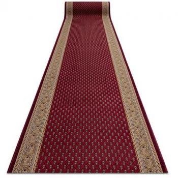 Maroon Inca Runner Anti‑Slip Floor Rug