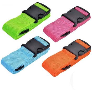 Multicolored Adjustable Baggage Straps for Travel