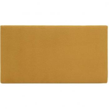 Cabecero Mostaza Oslo 135x80 con Tapizado de Algodón Decowood