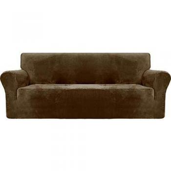 MAXIJIN Plush Sofa Slipcover 3 Seater