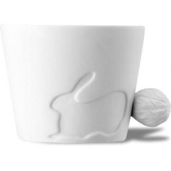 Taza Conejo con Cola de Peluche