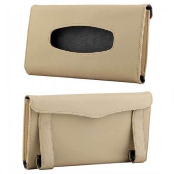 Black and Beige Tissue Napkin Holder