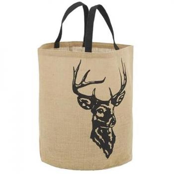 Poche Circulaire Cerf en Jute