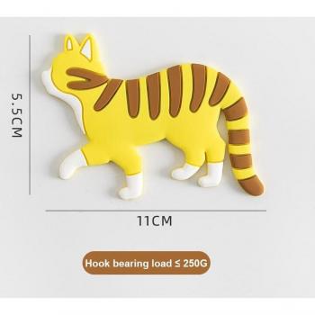 Cat Design Magnetic Hooks for Kitchen