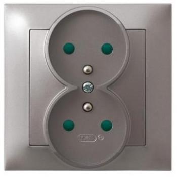 Ospel Schuko-Steckdose GP-2YZP/23