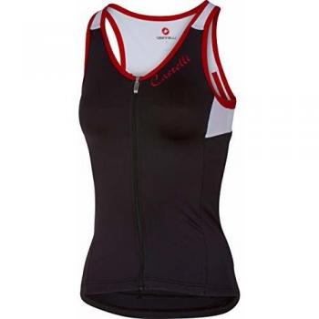 Solare Top Donna Castelli Canotta Nero Bianco S