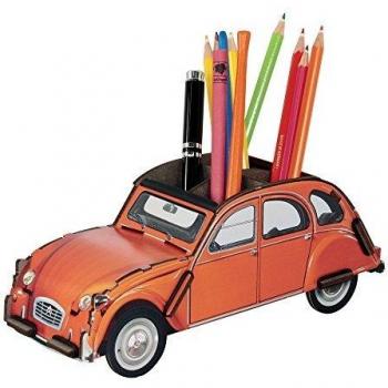 Vintage Stiftebox 2CV Ente orange