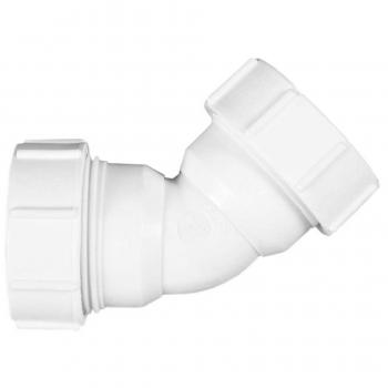 PS17 32mm White Obtuse Bend