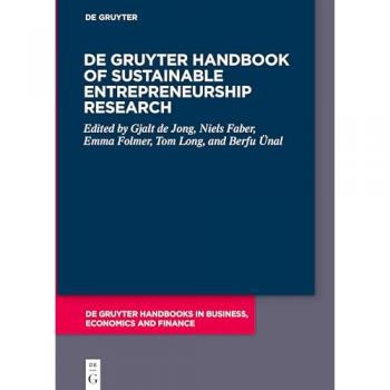 De Gruyter Handbook of Sustainable Entrepreneurship Research