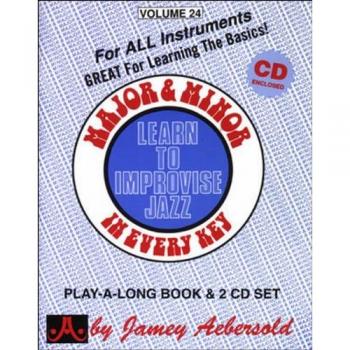 Aebersold Vol. 24 Major and Minor | Jazz Play-Along Vol. 24 | Buch + CD
