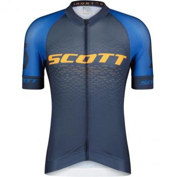 Scott RC Pro Short Sleeve Men’s Jersey (Midnight Blue/Copper Orange), M