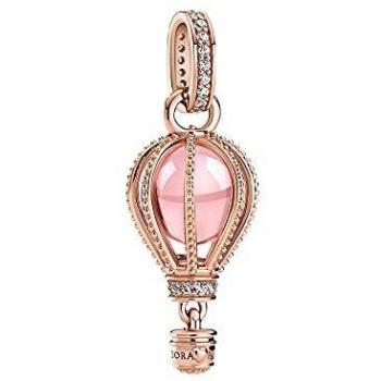 Charm Pendentif Montgolfière Rose Scintillant Pandora