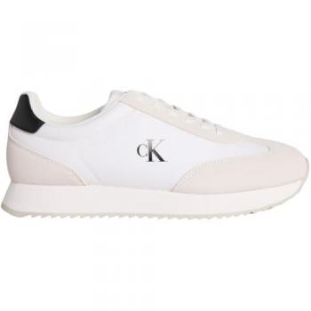 Sneakers Calvin Klein Jeans Retro Runner Lace Up Ny-Su YM0YM01325 Bianco