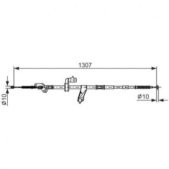 BOSCH 1 987 482 901 Cavo per freno a mano