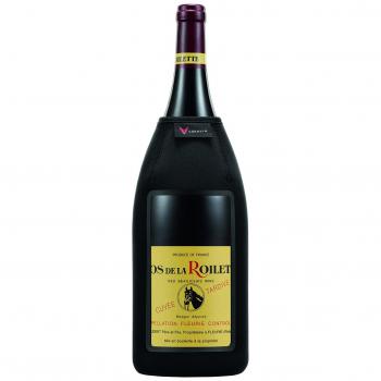 Fabric-Covered Coravin Magnum Wine Sleeve, Black Window Edition