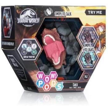Jurassic World Tyrannosaurus Rex Figurina Wow! Pod con Suoni