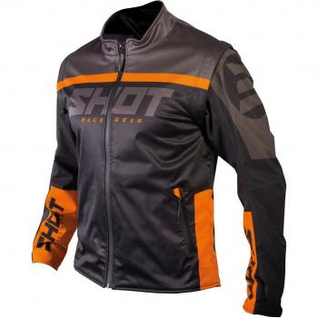Veste MX Shot Softshell Lite 2.0 – Noir/Orange – Unité S