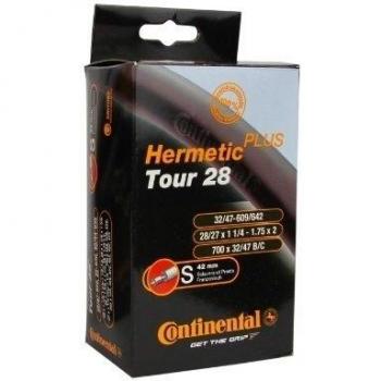 Cámara de aire Continental Tour Hermetic Plus 28x1.75 Válvula Presta 42mm