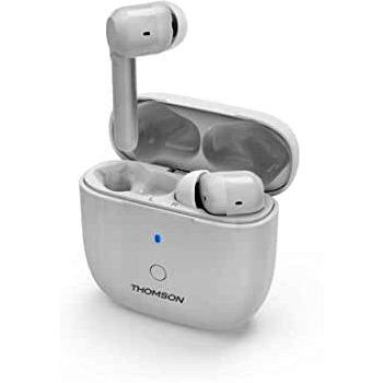 Thomson WEAR7811W Wireless In-Ear Kopfhörer mit Active Noise Cancelling, Farbe Weiß