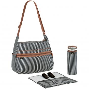 Wickeltasche MARV für Babys, Kliniktasche in Anthracite