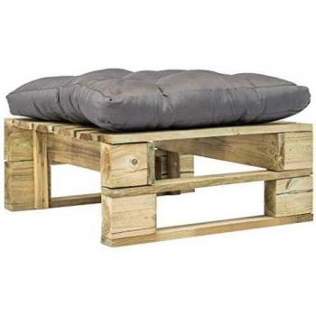 Mueble de Jardín: Otomana de Madera Verde