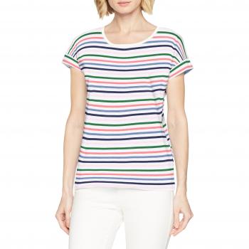 ESPRIT Damen T-Shirt 998EE1K808, Weiß, Large Größe