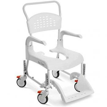 ETAC Clean Hohenverstellbarer Rollstuhl für Dusche & Toilette 47,5–60 cm